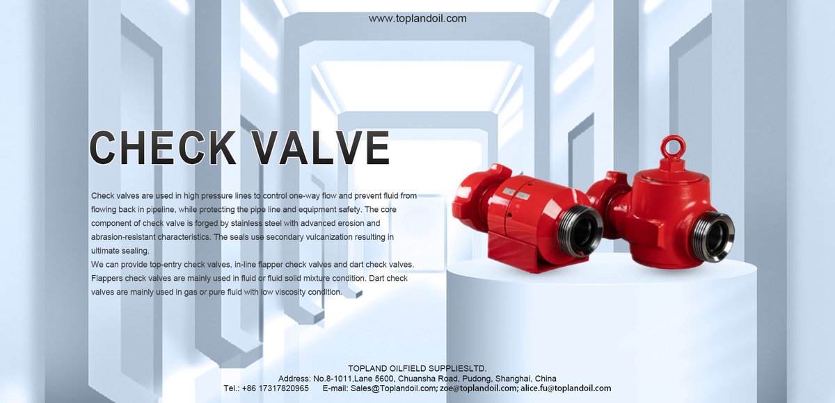 OilTopland's tweet image. #API6A #CheckValve #Topland #Oilfield #Drilling #WellheadTools A variety of valves are on our website, welcome to browse: toplandoil.com