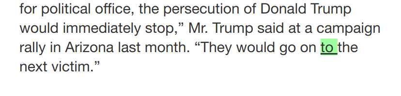 maggiediffs's tweet photo. .@maggiet1m3 Update to: 'Republicans Rally Behind Trump, Who Reprises Favored Role: Victim' https://t.co/AdkxKNyAmj https://t.co/MS1kvbnjJM