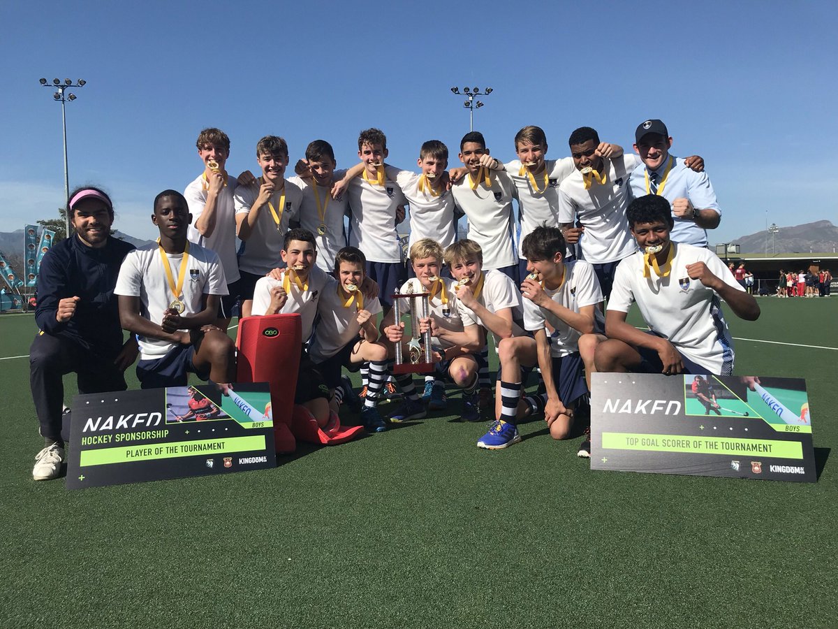 U16 Top School Champions! 🏆 #SACSPride 👏 L Kraai player of tournament 🏑 R Theunis top goalscorer . Brilliant by all players and coaches