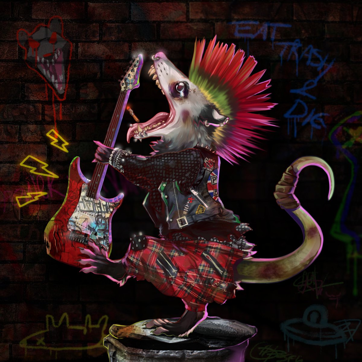 ƈօʍɛ քʟǟʏ քօֆֆʊʍ աɨȶɦ ʊֆ!

discord.com/invite/NKRcjce…

#OhPossum #ThePunk #MintingSoon #Ethereum #Synthwave #Music #NFTs #NFTCommunity #ScifiArt #SneakPeek #WomanInNFTs