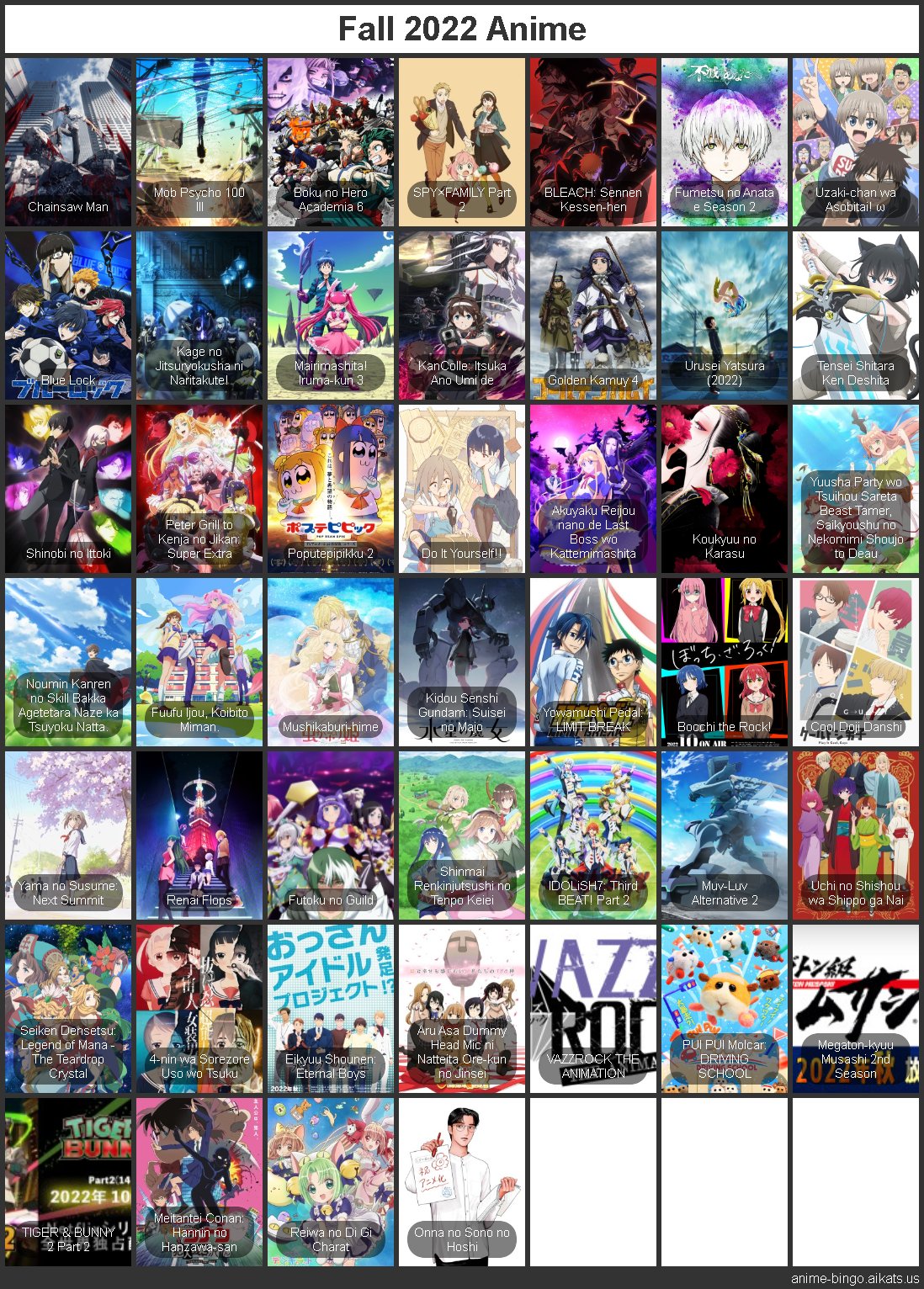 Share more than 78 fall 2022 anime schedule latest in.duhocakina