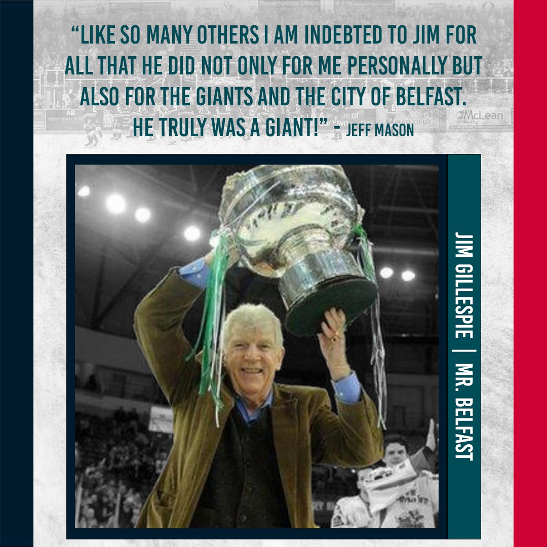 Everyone at the Trade-Mart Dundee Stars were saddened to hear the news of the passing of former Belfast Giants owner Jim Gillespie

We would like to send our condolences to all of his family and friends at this sad time!
