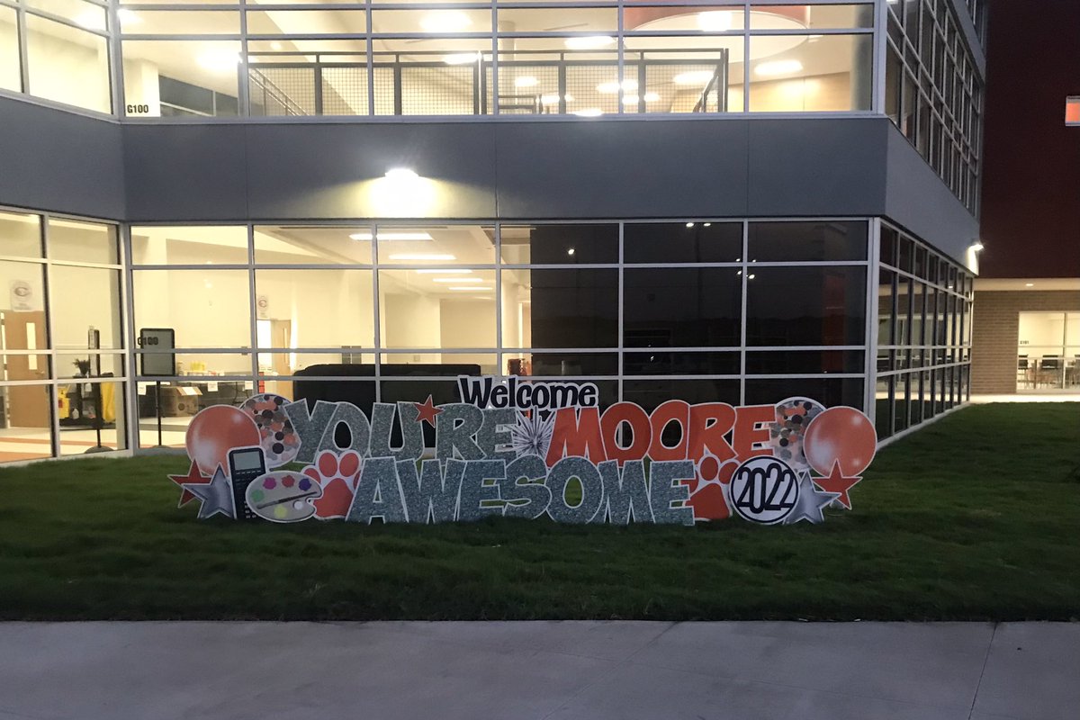 Happy first day of school!!!  May it be the best one yet! #BeMoore