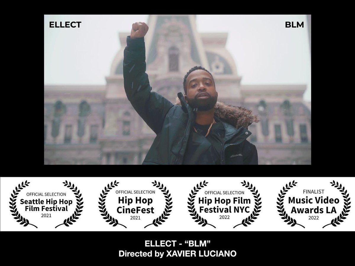 Ellect217's tweet photo. Thank you to the judges at each of these festivals, my director Xavier Luciano, and the talented dancers that lend their creativity to this project! 🙌🏾✊🏾 https://t.co/xwd7r2qxUh #Ellect #BLM #BlackLivesMatter https://t.co/6yOpXH2cEw