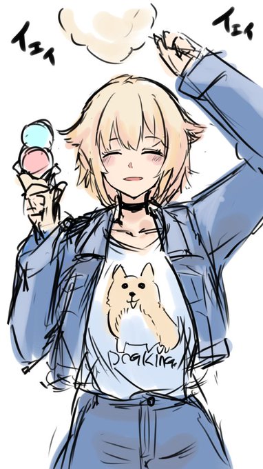 屋台でいろいろ買ってもらったドッグキング 