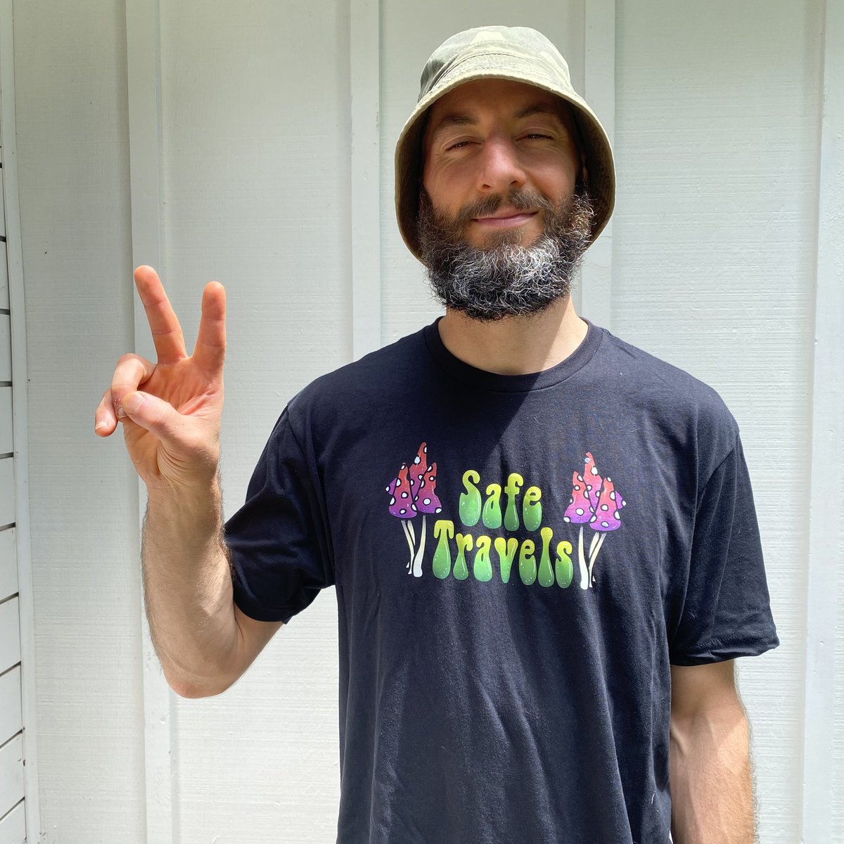 New T Shirt design! 🍄Safe Travels🍄 

Available on my website!
propulsiondesigns.org