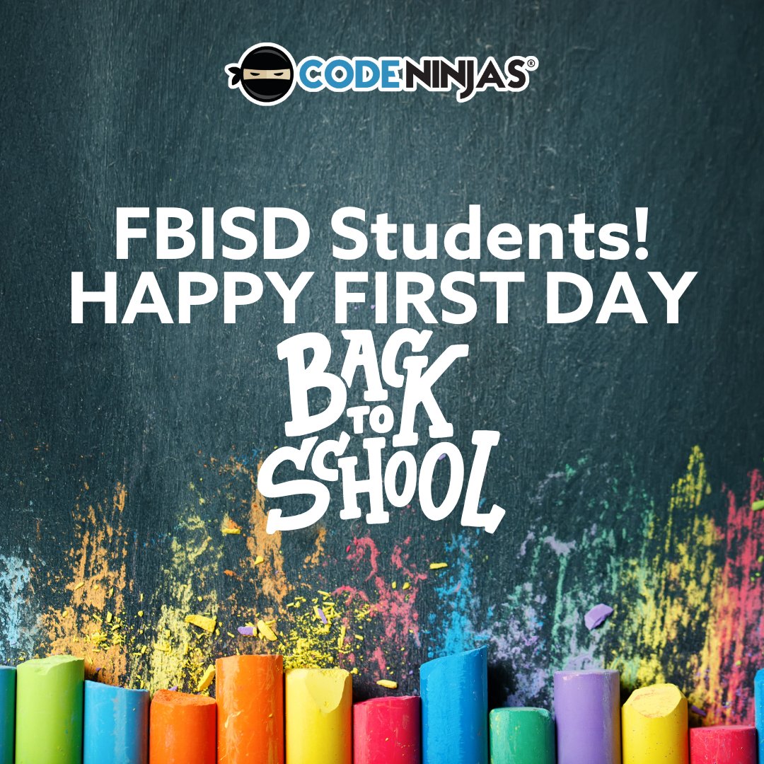 NinjasLand's tweet photo. FBISD Students! Have a fabulous school year ahead! https://t.co/Vy92fZ4946