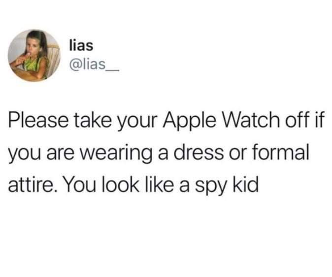 Implsvone1's tweet image. #spykid #applewatch #thisonenevergetsold 😂