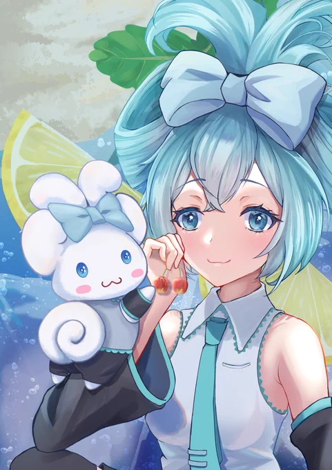 シナミクちゃん髪型好き!!かわいい!!!! #初音ミク #VOCALOID #絵描きさんと繋がりたい 