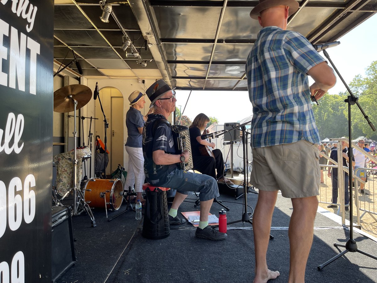 We had a lovely time playing music in the sunshine at a community festival in Ladywell Fields