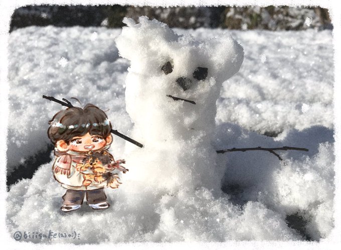 「男の子 雪だるま」のTwitter画像/イラスト(新着)｜5ページ目