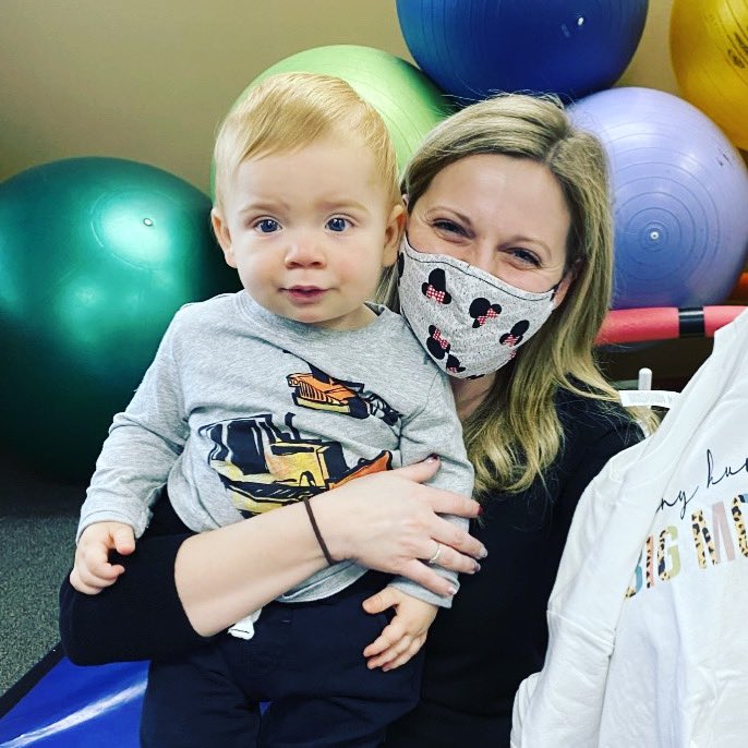 ABC_Ped_Therapy's tweet photo. The progress he made through physical therapy has been incredible! https://t.co/sSAOpEQHMo