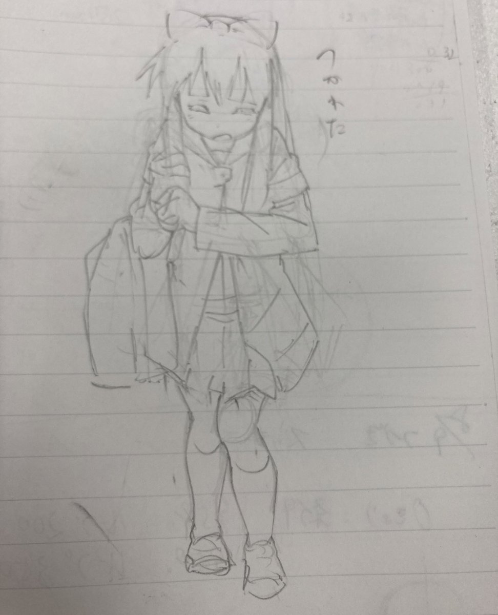 ノートに疲れたしか書いてねぇ 