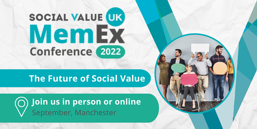 Delighted to be joining @socialvalueuk at their MemEx Conference on the 15th September. The event will take a deep dive into what the future of #SocialValue looks like in 2023 and beyond. Full agenda and tickets: bit.ly/3QvkazF