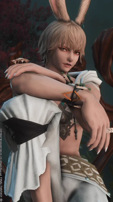 さとみマジで顔がかわいすぎる#FF14 #ヴィエラ 
