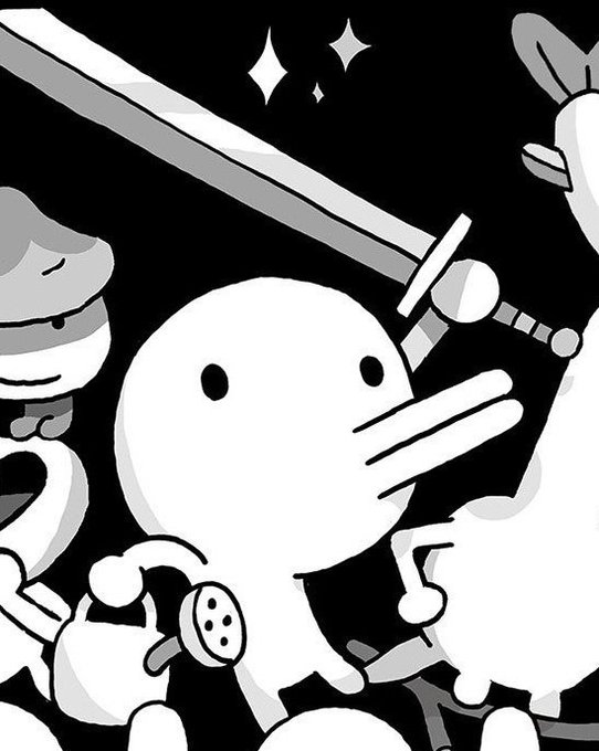 today's lil' dude of the day is the main character from minit!! who I'm not positive has a name!! 