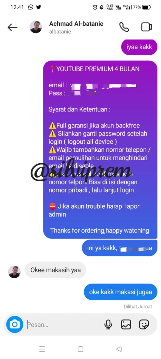 slepayn's tweet photo. TESTI APP PREMIUM https://t.co/EcCdKETt9c
