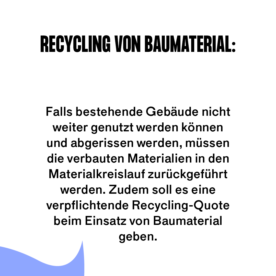 2/2 Das Team Wohnen hat in den letzten Monaten Empfehlungen entwickelt, um Österreich bis 2040 Klimaneutral zu machen. Diese Empfehlungen sind stark gekürzt dargestellt. Alle Empfehlungen in ihrer Originalformulierung findest du auf klimarat.org