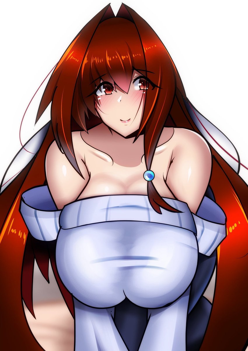 ◯水無月ましろ
看板娘かつメインヒロイン。
大学生になったましろちゃん。
基本的なところは変わってないが、内面も体つきも顔つきも少しだけ大人びた。
純粋な心を持つ故に、良くも悪くも染まりやすい一面を持つ。

胸のサイズはあくまで「ちょうどいいサイズの巨乳」。 