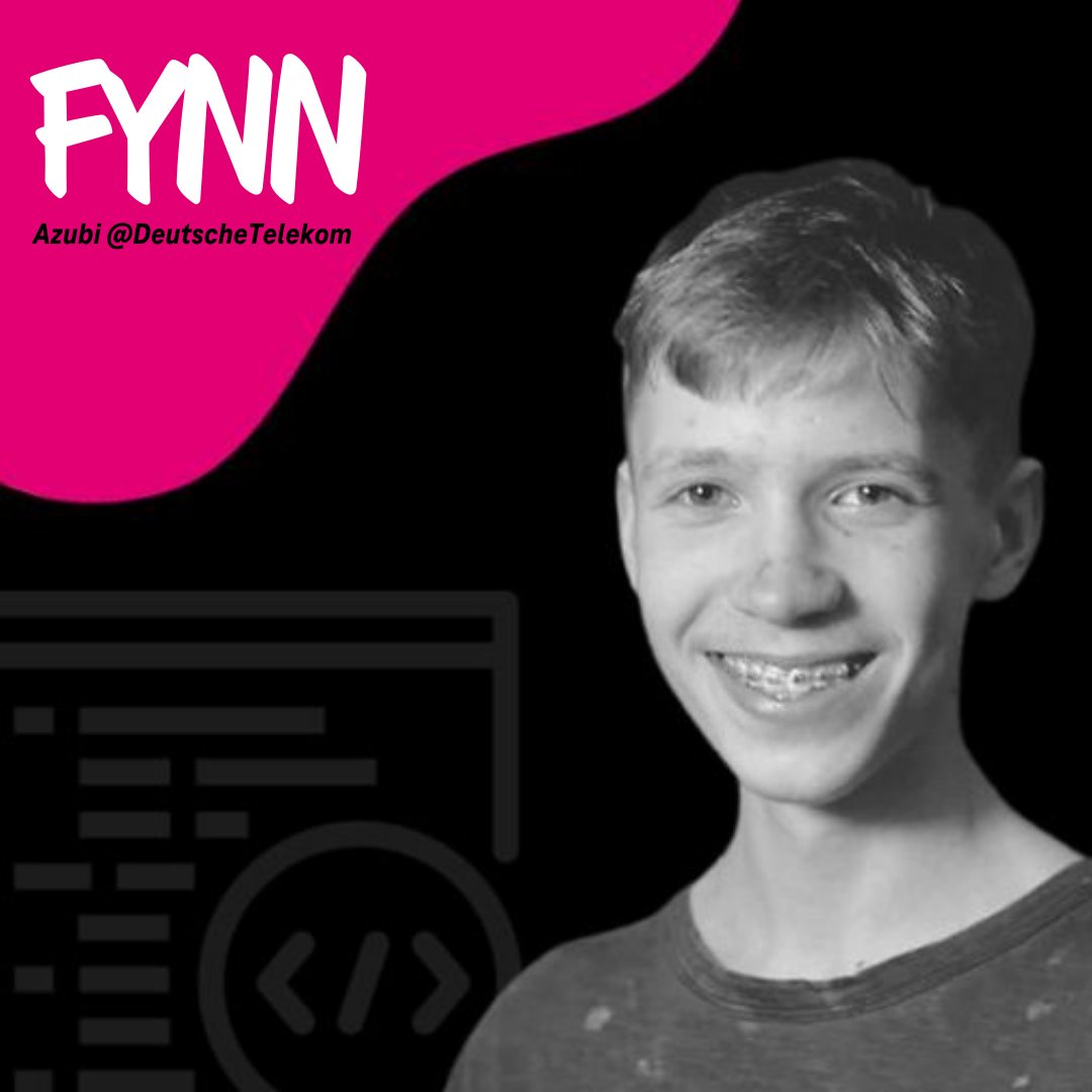 TelekomKarriere's tweet photo. Unser virtuelles Schülerpraktikum überzeugte Fynn eine Ausbildung als Fachinformatiker zu starten. Bist auch du noch auf der Suche nach einem Ausbildungsplatz für 2022? Erfahre mehr über das Schülerpraktikum und finde deine passende Ausbildung! 👉 https://t.co/vKGLAcFcs1 https://t.co/8B1AdiVxjF
