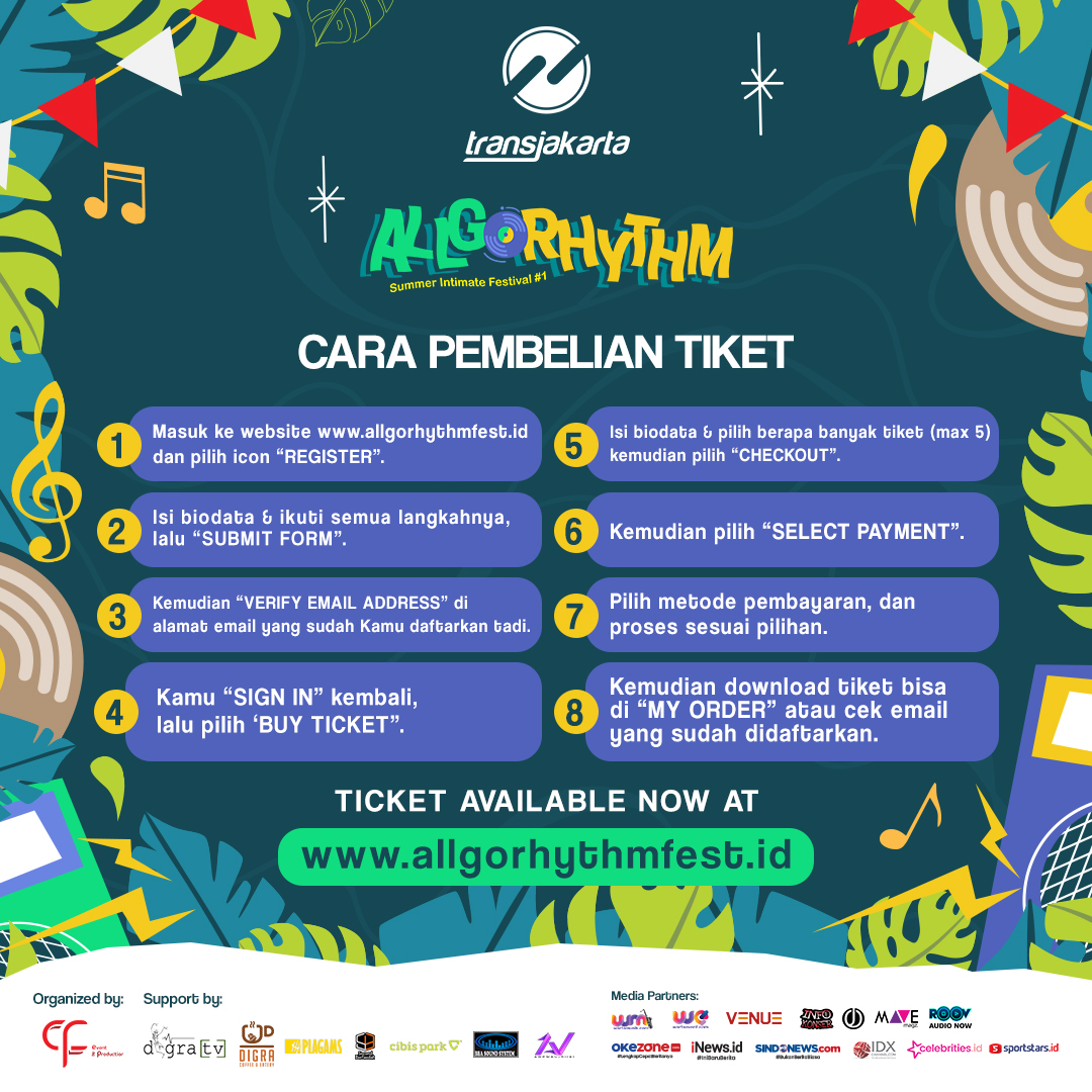 ROOVofficial's tweet photo. The line up of Allgorhythm Festival 2022!
and here's our line up artist: 

@ranforyourlife @ten2fiveband @goodnightelectric @theupstairs @sorezeband @themotives.id

Ticket Price :
Presale 1 : 200.000

Pantengin terus updatean baru dari Allgorhythm Festival 2022!
See You Guys!🔥 https://t.co/66k7C4gnnn