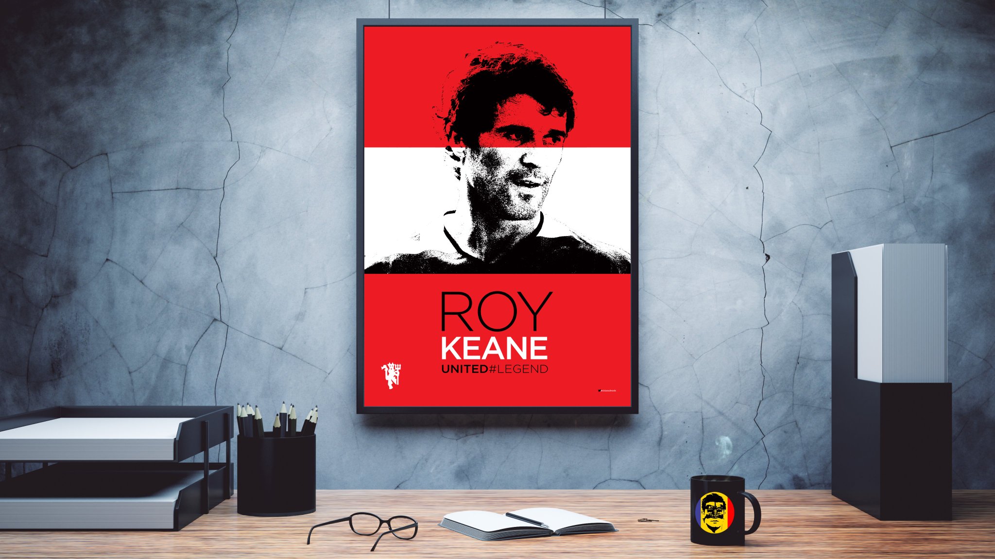 Happy Birthday Roy Keane, an  who would still walk into that team at the moment.  