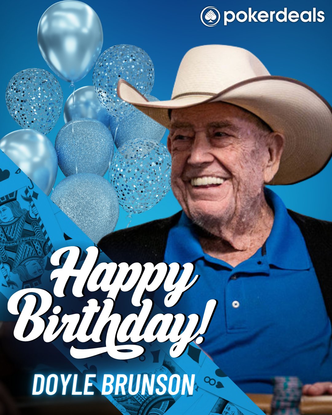 Happy Birthday to the Godfather of Poker, Doyle Brunson (  