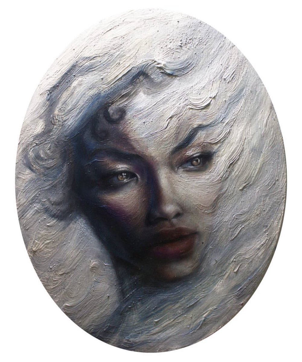 Which portrait painting of mine do you like better? 1 or 2? 

#ArtistOnTwitter #art #portraitart #paintingoftheday #oilpainting #ContemporaryArt