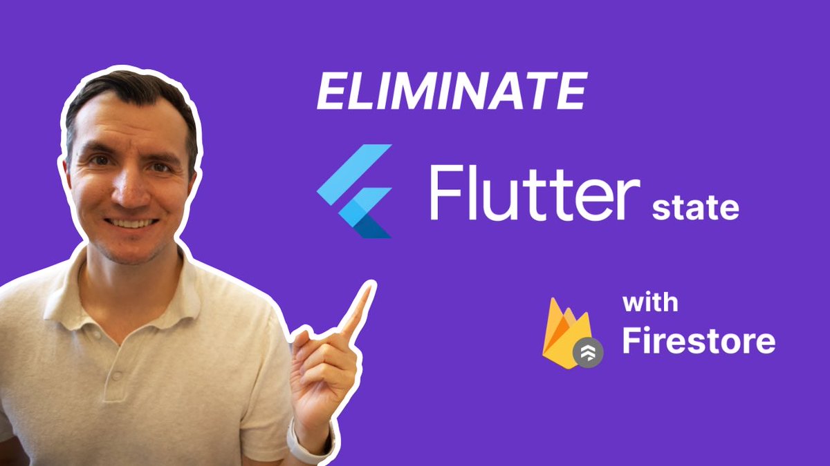 My first ever <a href="/FlutterDev/">Flutter</a> video is out! Avoid the state management debate with 3 techniques for building data-driven apps using <a href="/Firebase/">Firebase</a> Firestore 🔥

youtube.com/watch?v=iZrMBB…