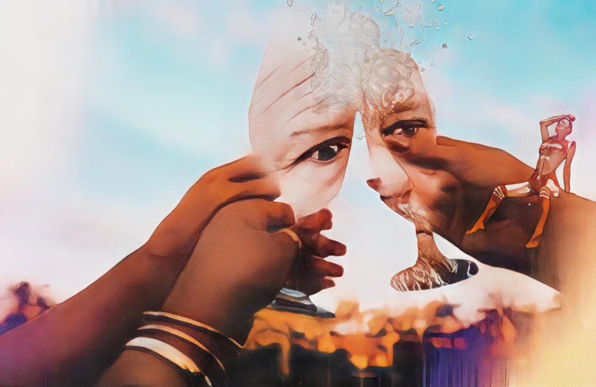 "Beat The Heat" - Mixed media, August 2022.