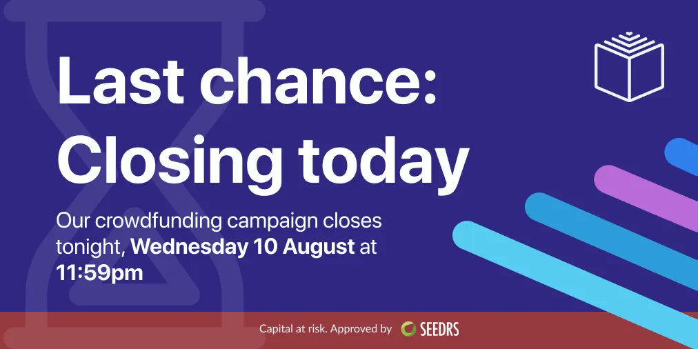 Last call to help us change capital markets for good. Our crowdfunding raise closes tonight at 11:59pm. Get involved: buff.ly/3SFyjvO

#fintech #crowdfunding #bcorp