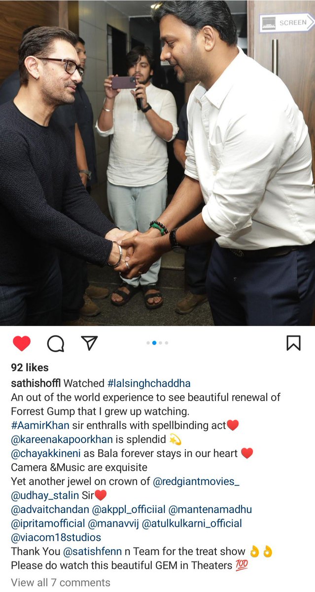 aamirsspk's tweet photo. Wow 🔥 hope the audience love it as much as these guys.

Extraordinary response overall. https://t.co/pE5qRCVex3