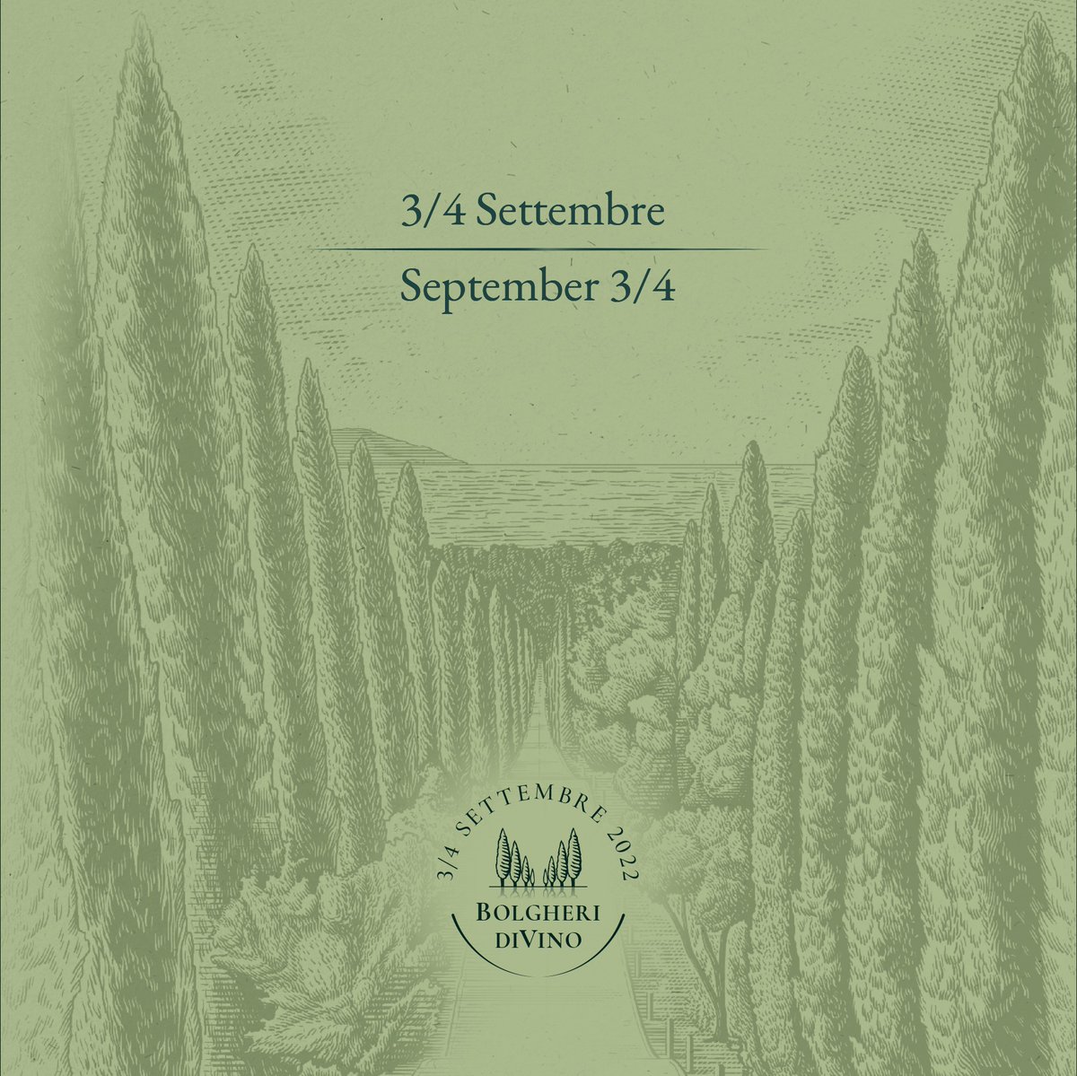 Bolgheri DiVino is back!

🗓 Saturday, September 3 and Sunday, September 4

🍷 Events: "Degustazione Diffusa" at the Castello della Gherardesca in Castagneto Carducci and the Frantoio di Casa Carducci.

📍 tickets can be purchased at bolgheridivino2022.myshopify.com