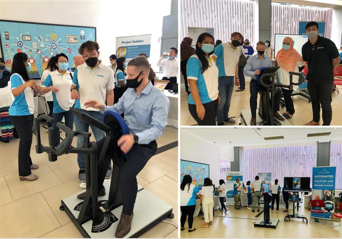 Singapore: MINDS physiotherapy team has set up the first HUR SmartTouch gym at MINDS Woodlands Employment Development Centre(WEDC)&amp; provides strength training programs. WEDC serves adults with intellectual disability, aged 18 years and above.
#sgminds #specialneeds #poweredbyHUR