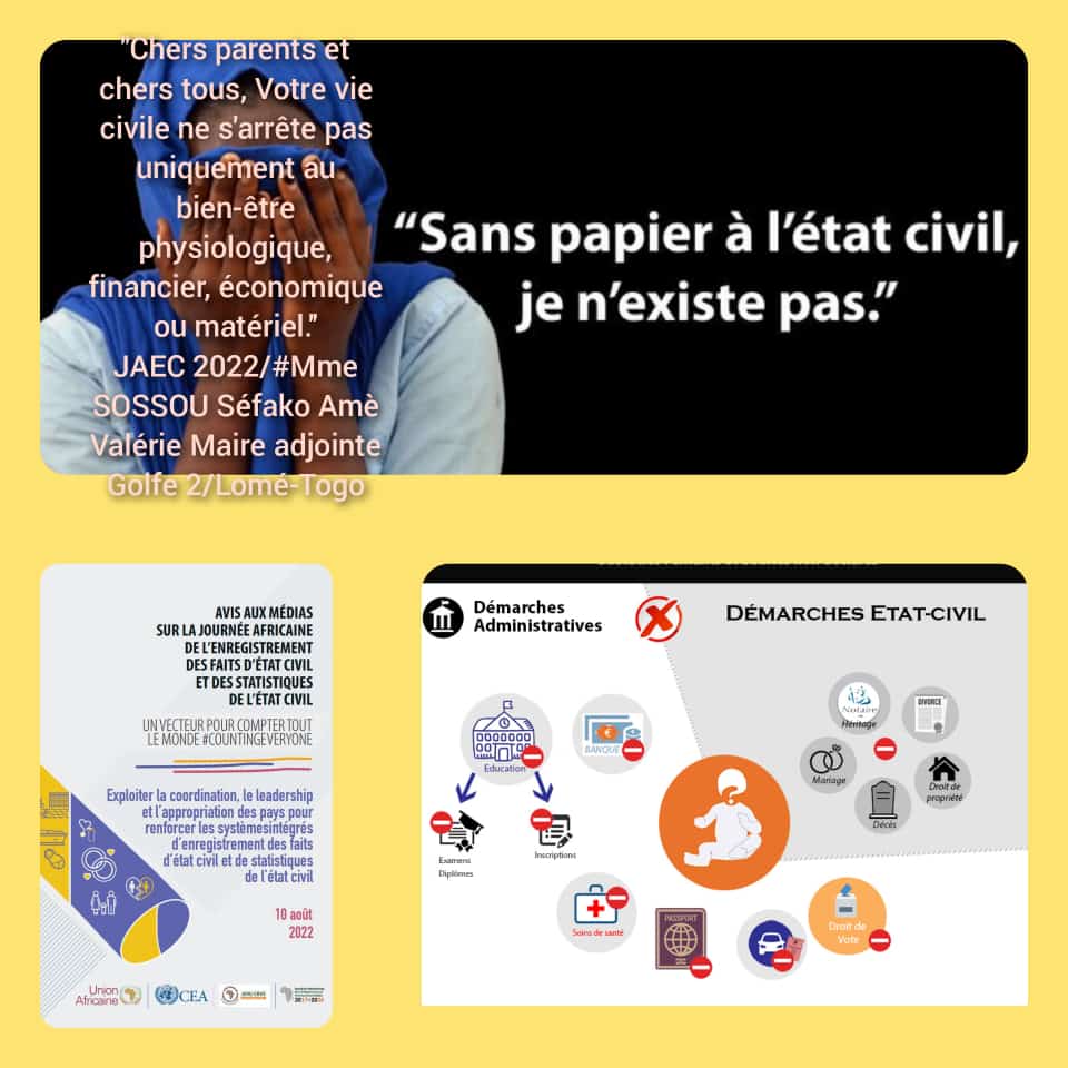MmeLeMaireGolf2's tweet photo. *Chers parents et chers tous,
Votre vie juridique vaut plus que de l'or. Elle n'a pas de fin pour son existence. Soignez-la véritablement !
Les actes d'état-civil, un vecteur pour compter tout le monde!
#unicef
#JAEC/2022#
Mme SOSSOU Séfako Amè Valérie, Maire adjointe/ Golfe 2 https://t.co/4nZR8jMwbj
