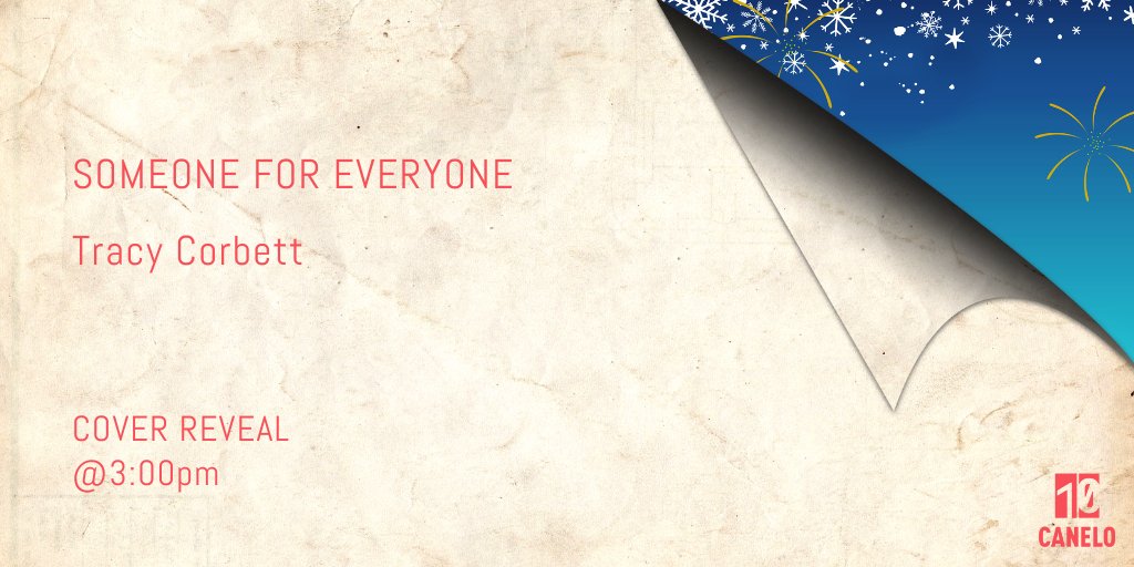canelo_co's tweet photo. We're bringing you all of the festive feels today with our cover reveal at 3pm for @tracyacorbett's #SomeoneForEveryone!
A fun, festive and joyful #Romance that we know #RomanceReaders will fall in love with πβοΈππ
@AML_Literary
#romancebooks #romancenovels https://t.co/RkegwRGrQY