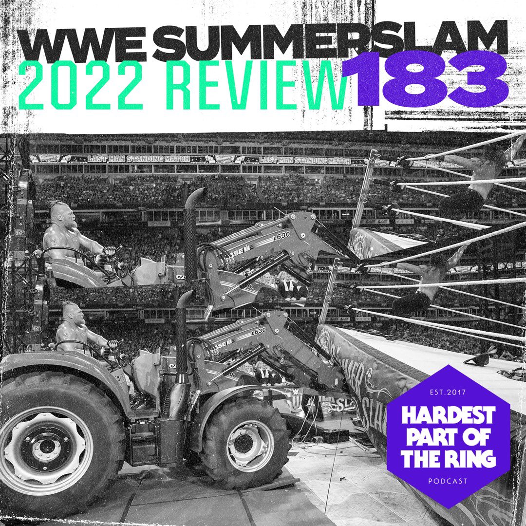 HardestPartPod's tweet photo. HPOTR #183: WWE Summerslam 2022 Review is out now!

Bit late but here are our thoughts on the biggest party of the summer! Hooray!

LISTEN NOW! https://t.co/vYxQJBSQkZ https://t.co/Sp1lJ0m1nW