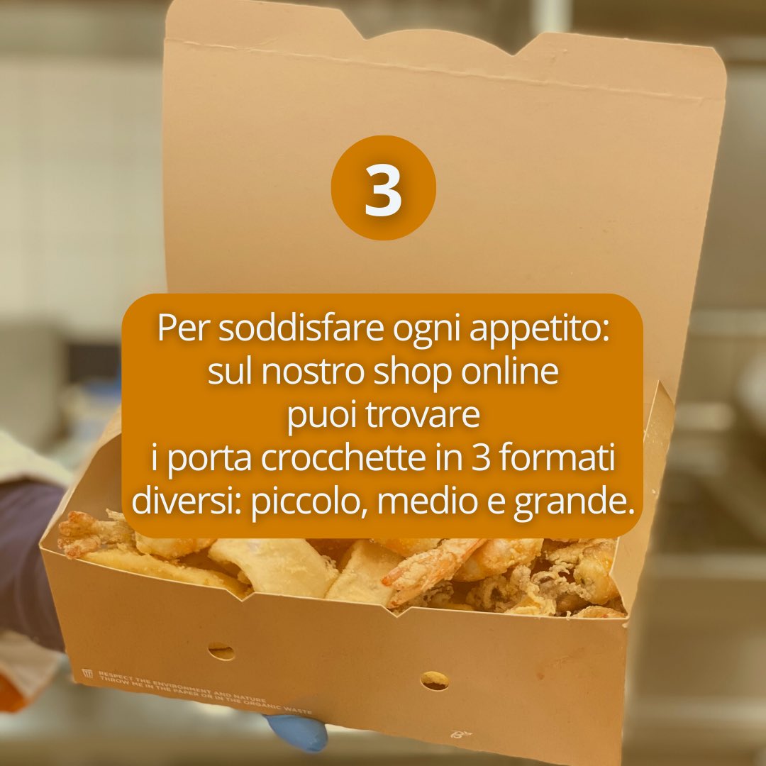 ecoshopping_it's tweet photo. Hai pronto il #frittomisto ma vorresti cambiare #packaging per il #takeaway? 

In questo post ti spieghiamo perché è meglio utilizzare i #portacrocchette Made in Italy che trovi sul nostro #shoponline 👌

➡ Vuoi testarli con mano? Richiedi una campionatura gratuita https://t.co/2cZ647uJnG