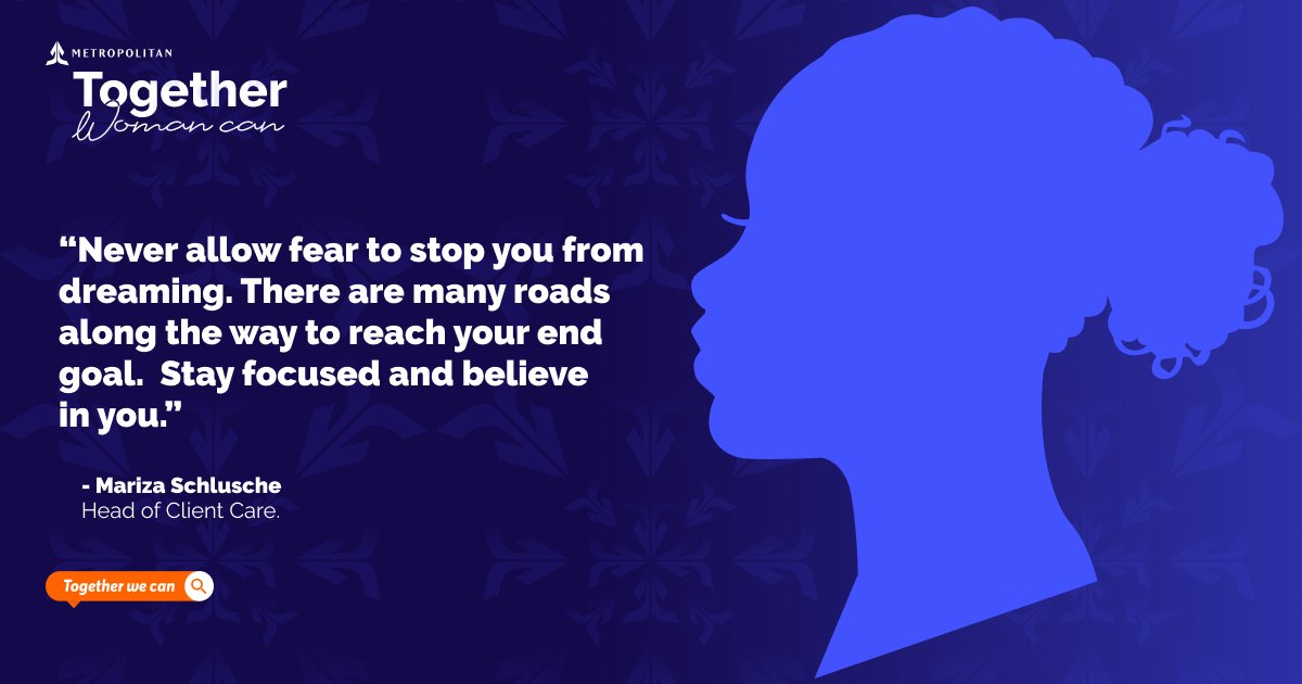 MetropolitanZA's tweet photo. Together women can make their immediate environments and the broader world a better place. Our own Mariza Schlusche shares her message to all the ladies this Women's Month. ❤ #TogetherWomenCan #HappyWomensMonth https://t.co/vHxL761YIy