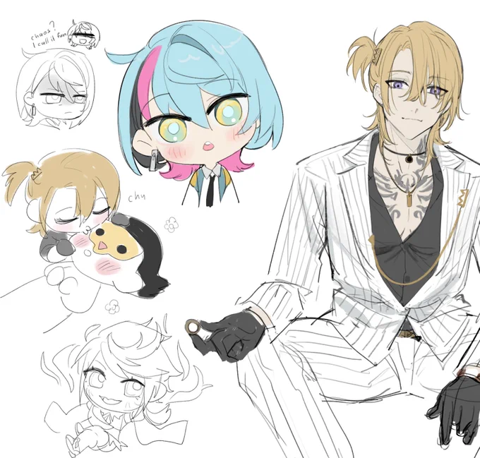 messy line doodle 🤣 