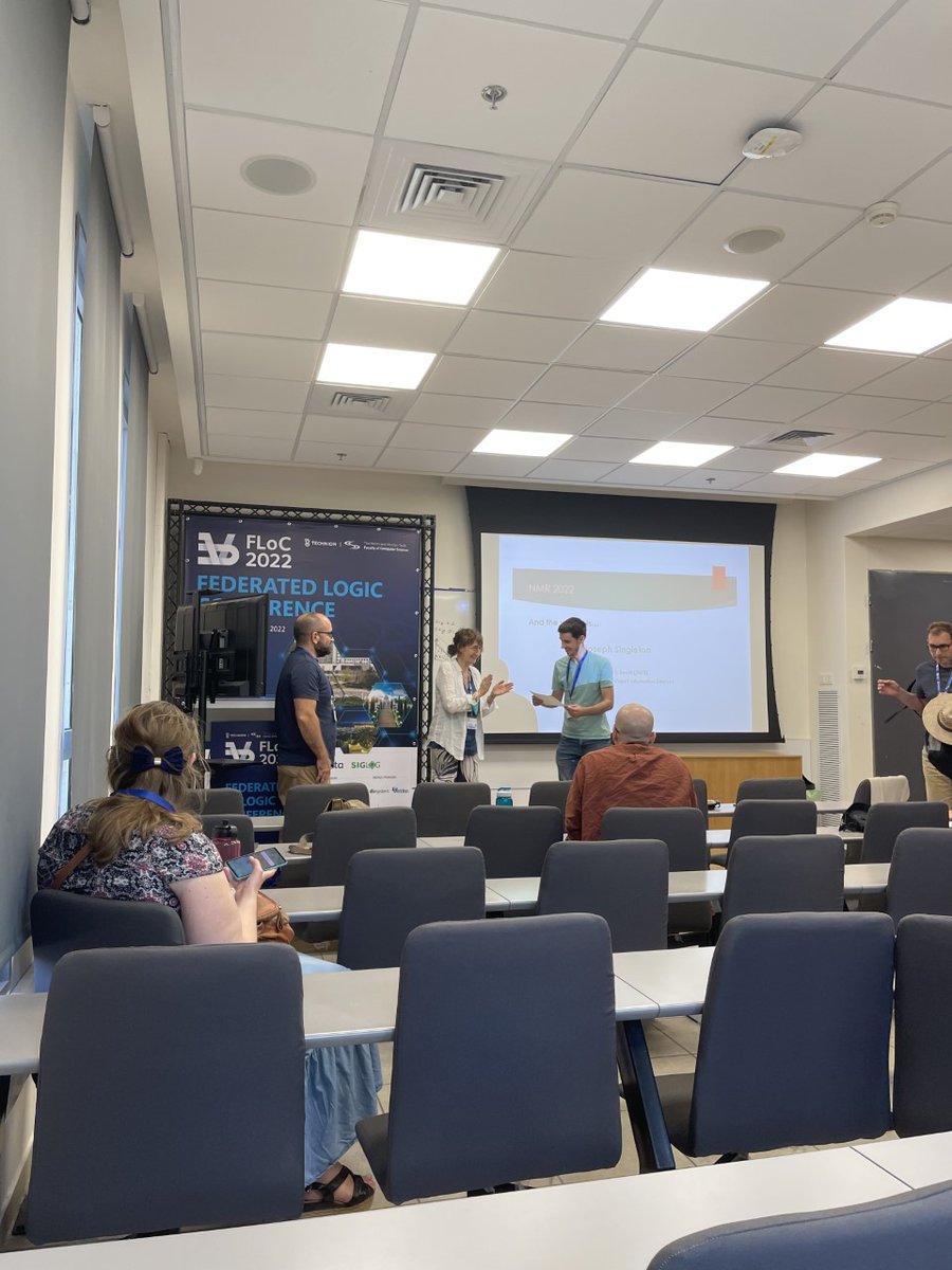 📢The good news in the group continue📢  The work by our PhD student Joe Singleton <a href="/joesingo2/">Joe Singleton</a> on Truth-Tracking with Non-Expert Information Sources gets the best student paper award at NMR <a href="/FLoC2022/">FLoC2022</a>🏆🏆 -   under the brilliant supervision of Richard Booth! <a href="/mukau71/">Richard Booth</a>