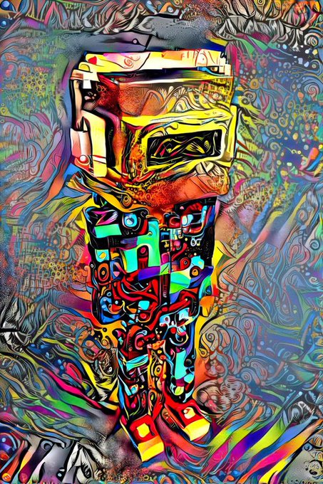 ArtMeBits's tweet photo. ArtMebit #83 with Robot head , headphones and trippy outfit is still available. ππ₯ππ―
https://t.co/T5IbTYA0DC
#nftart #nfts #nft #cryptoart #nftcollector #nftcollectors #meebits #ArtMebits #unofficialmeebits #opensea #nftdrop https://t.co/Ldhbh8Ml6e