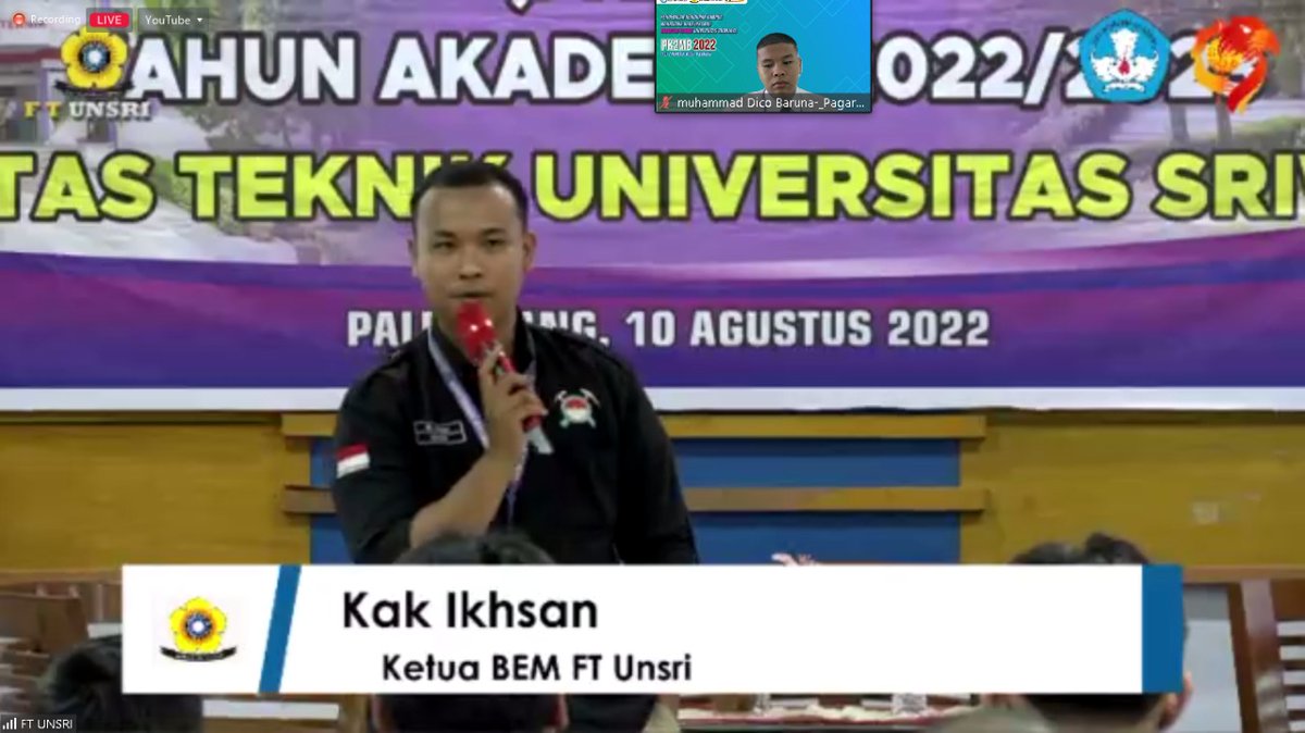 Rflyvra's tweet photo. Pengenalan BEM Fakultas Teknik 🔥🔥

#PK2FTUNSRI2022 #EngineeringForUnity #LangkahBesarMenujuTeknikJaya 
#FTBERJAYA https://t.co/odBShOix5c