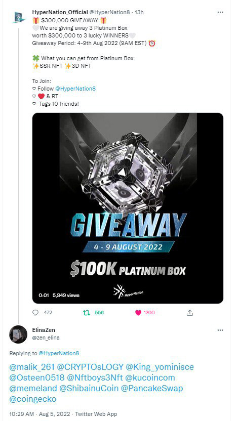 HyperNation8's tweet photo. Congratulations to @CharlotteAnna22 @zen_elina and @hayleyredmond8 for winning our Platinum Boxes!
Please send us a DM now to claim your prize!! https://t.co/lYTBM2JM0T