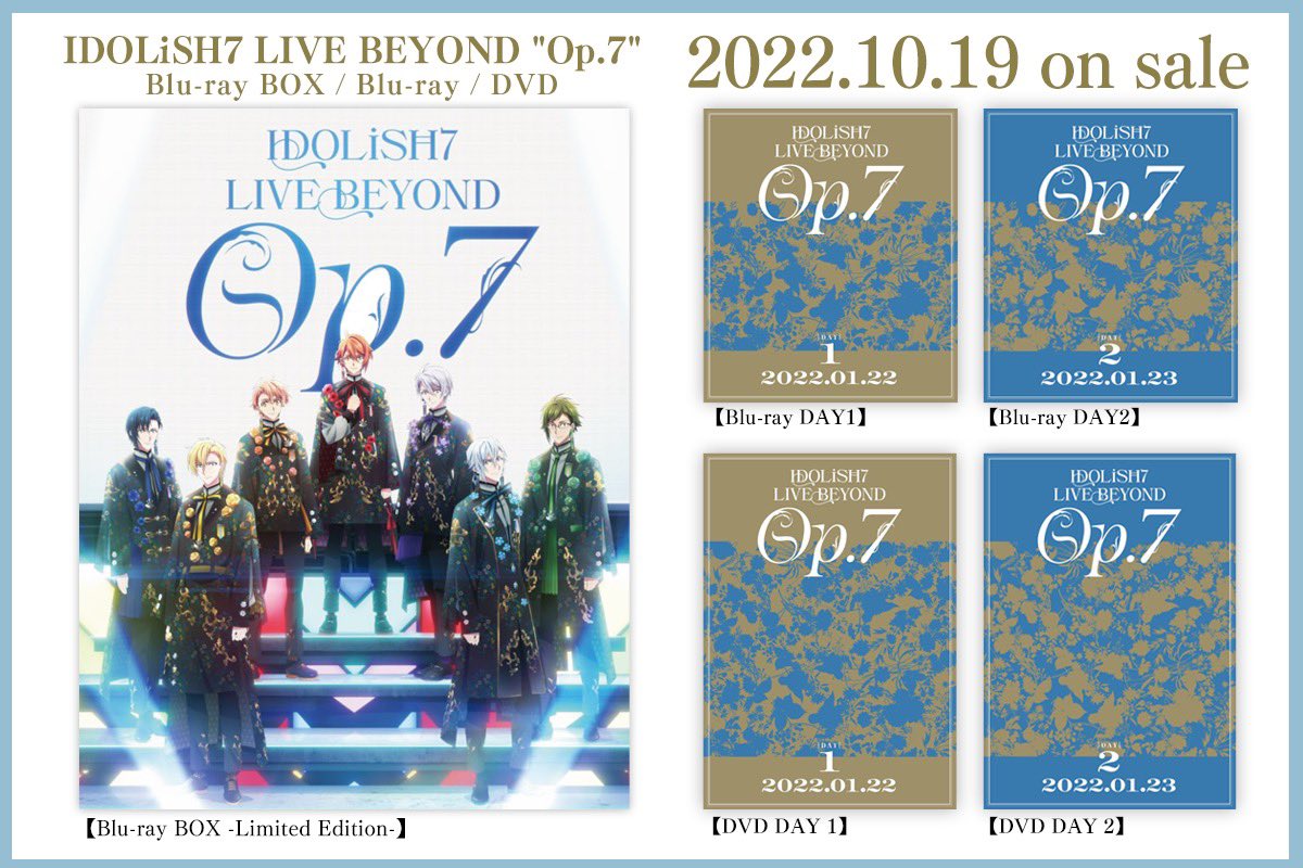 IDOLiSH7 LIVE BEYOND “Op.7” Blu-ray BOX