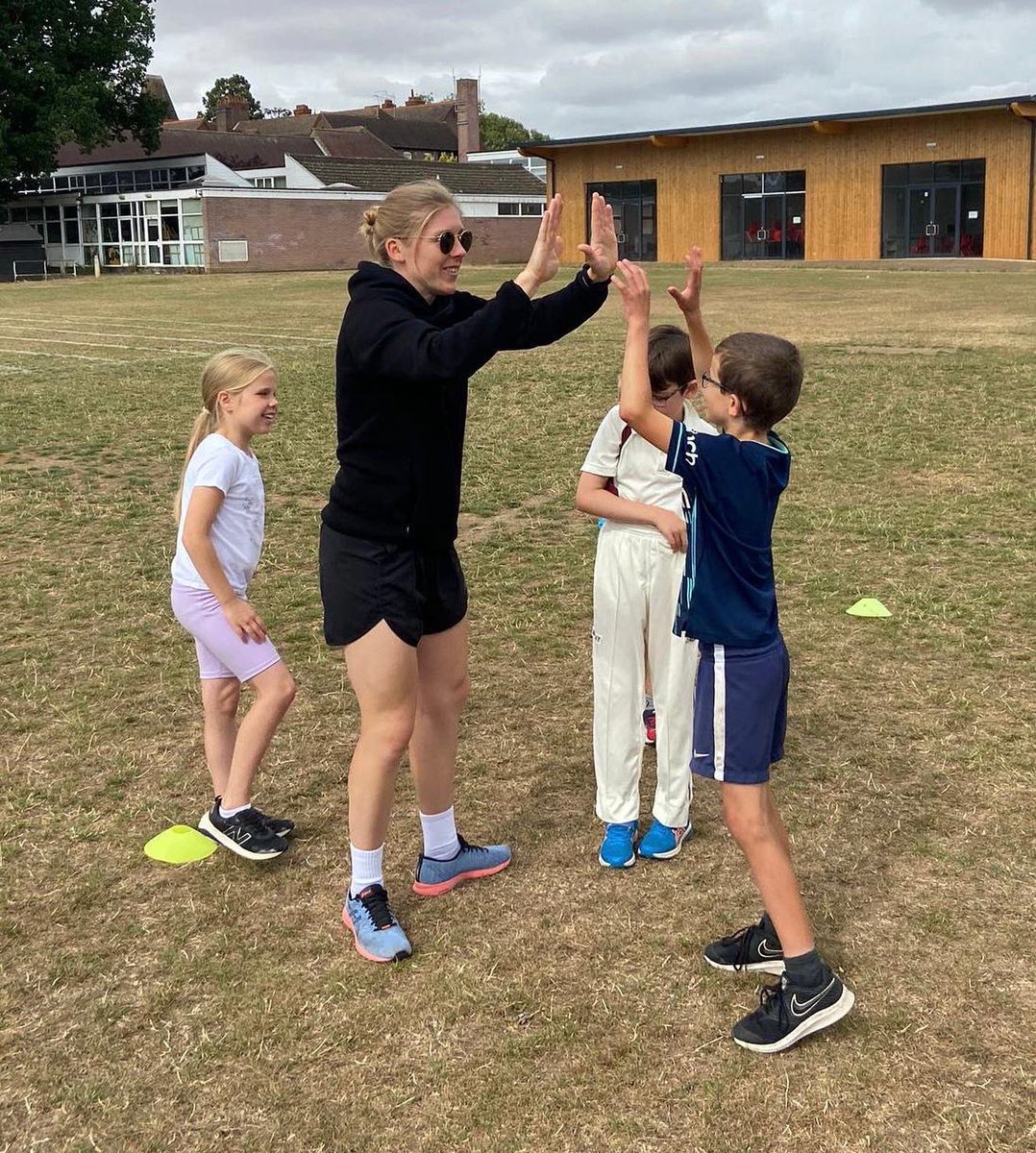 It was amazing to visit the @activatecamps at St George’s School in Hertfordshire a few weeks ago. Kids loving their cricket and wanting to learn more. I’ll be back to see more kids at @activatecamps Cricket Academies once I get this hip right! #cricketacademy #activatecamps #ad