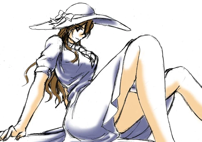 #みなさん去年の今頃はどんな絵描いてましたか去年の今ぐらいに #八吋様 運動を始めたのだな。 