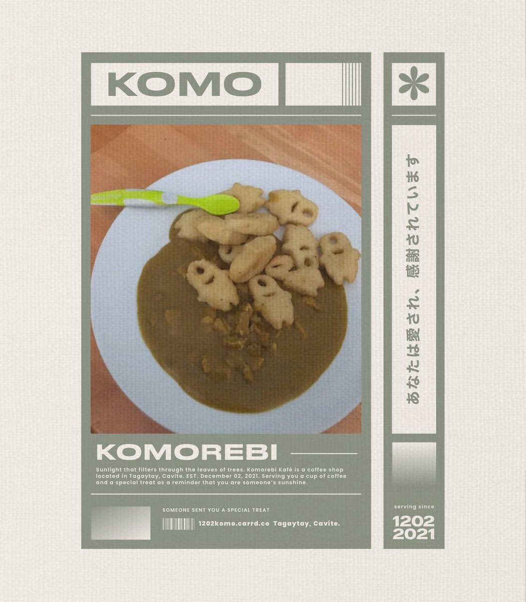 ㅤ   

から  ꗃ  KOMO
for      <a href="/gvieon/">〄</a>
from   Your Twin.
‣  Walang Jollibee today so improvise tayo. Anyways, eat well Twin. 😎

 ͏͏