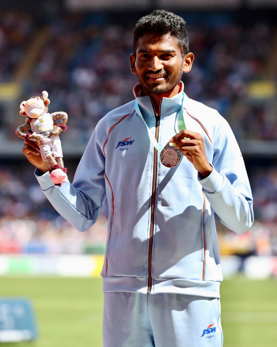 Silver medal at Commonwealth Games 2022 and another National Record.
It was a great experience in Birmingham and I will continue giving my best for the country 🇮🇳

Thank you for the support everyone🙏🏽

<a href="/jswsports/">JSW Sports</a> <a href="/IIS_Vijayanagar/">Inspire Institute of Sport</a> <a href="/Media_SAI/">SAI Media</a> <a href="/afiindia/">Athletics Federation of India</a>