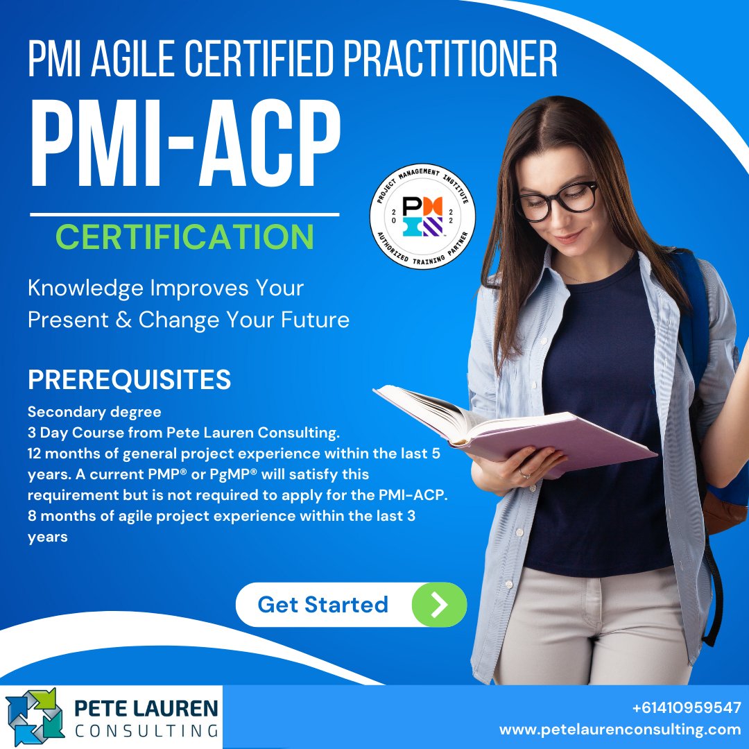 PeteLaurenCons's tweet photo. ACP Certification carries a high level of professional integrity as it is a combination of agile training working on Agile projects and examining Agile fundamentals and tools. https://t.co/SyH6QwIBUv
#ACP #ACPcertification #agile #agile2022 #ACPtraining #petelaurenconsulting https://t.co/NCPm26Hpjn